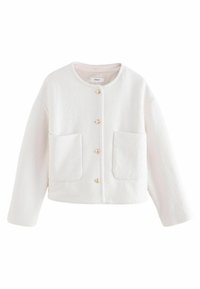 TEXTURED BOUCLE  - Chaqueta fina - ecru