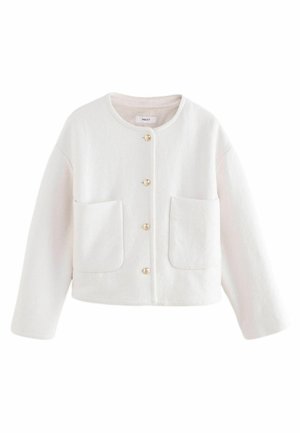 TEXTURED BOUCLE  - Vasaras jaka - ecru