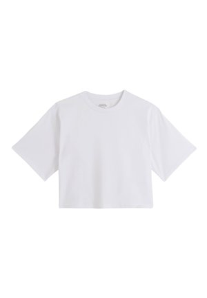 Monoprix, T-SHIRT À MANCHES COURTES UNI - T-shirt basique - blanc