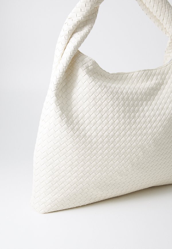 BRAIDED LARGE BAG - Tote bag - creme4