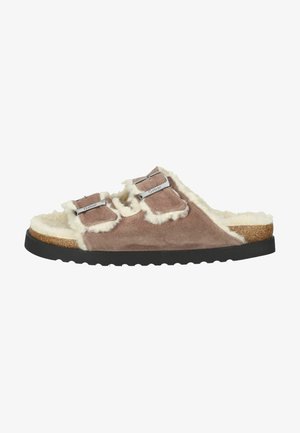 Slippers - dunkelrosa