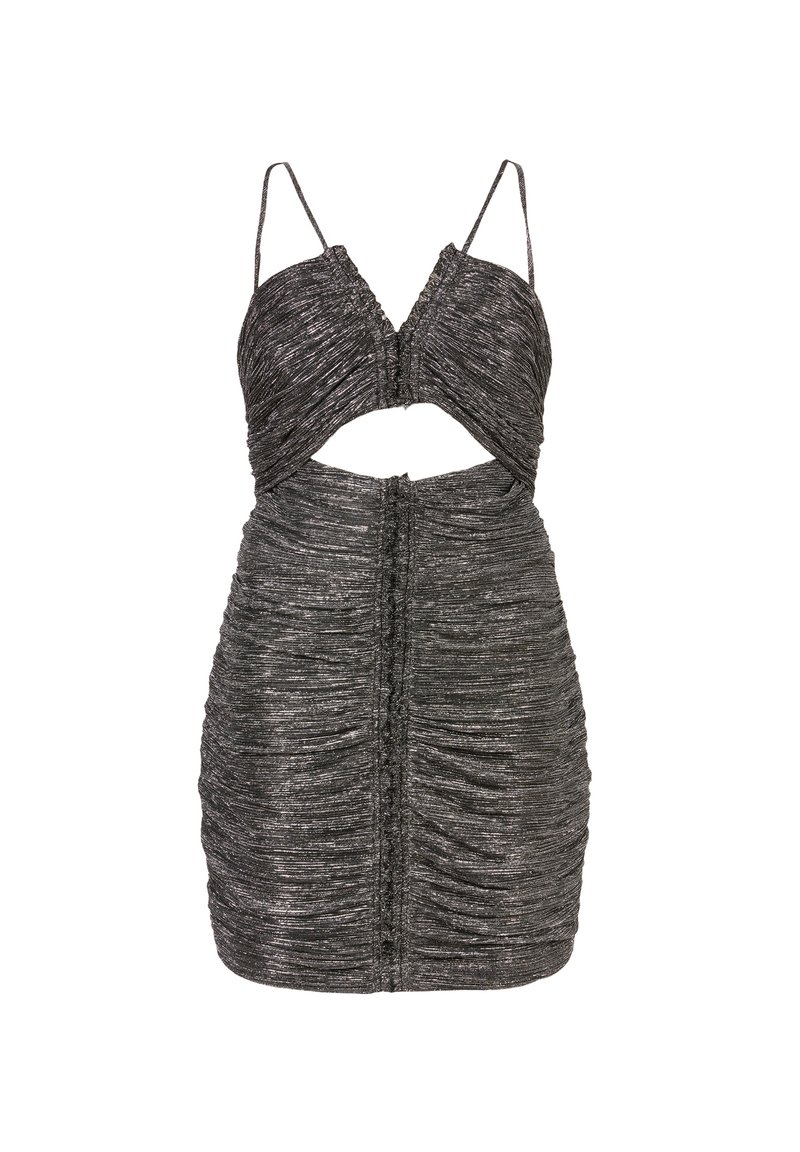 AllSaints Cocktailjurk grijs AllSaints Cocktailjurk grijs