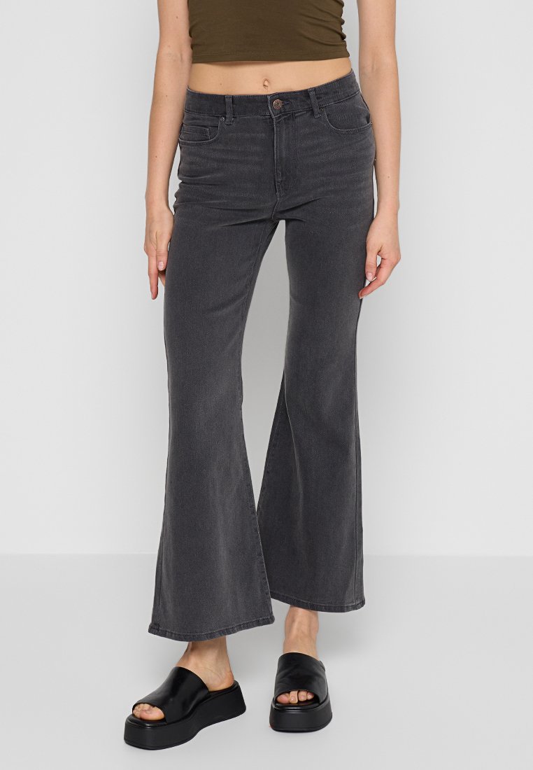 Only Petite Flared Jeans grijs Only Petite Flared Jeans grijs