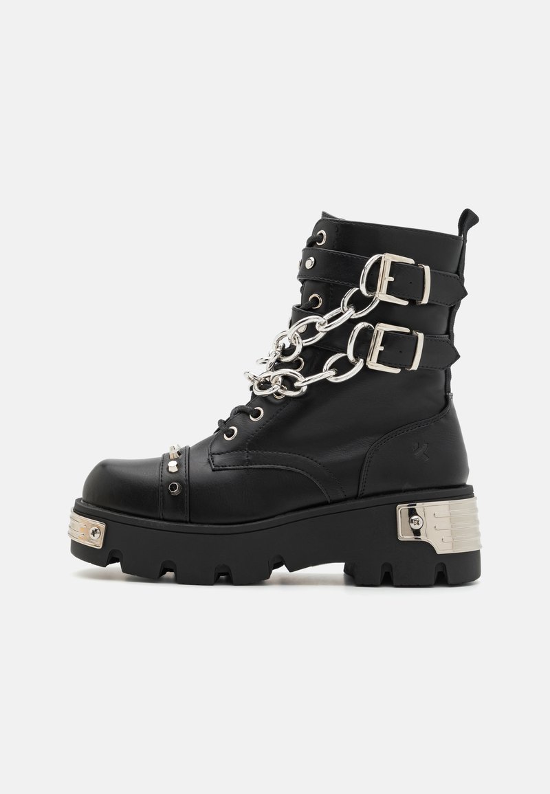 Koi Footwear SHACKLED SHADOWS HEAVY DUTY CHAIN - Μποτάκι καουμπόι/μηχανόβιου - black