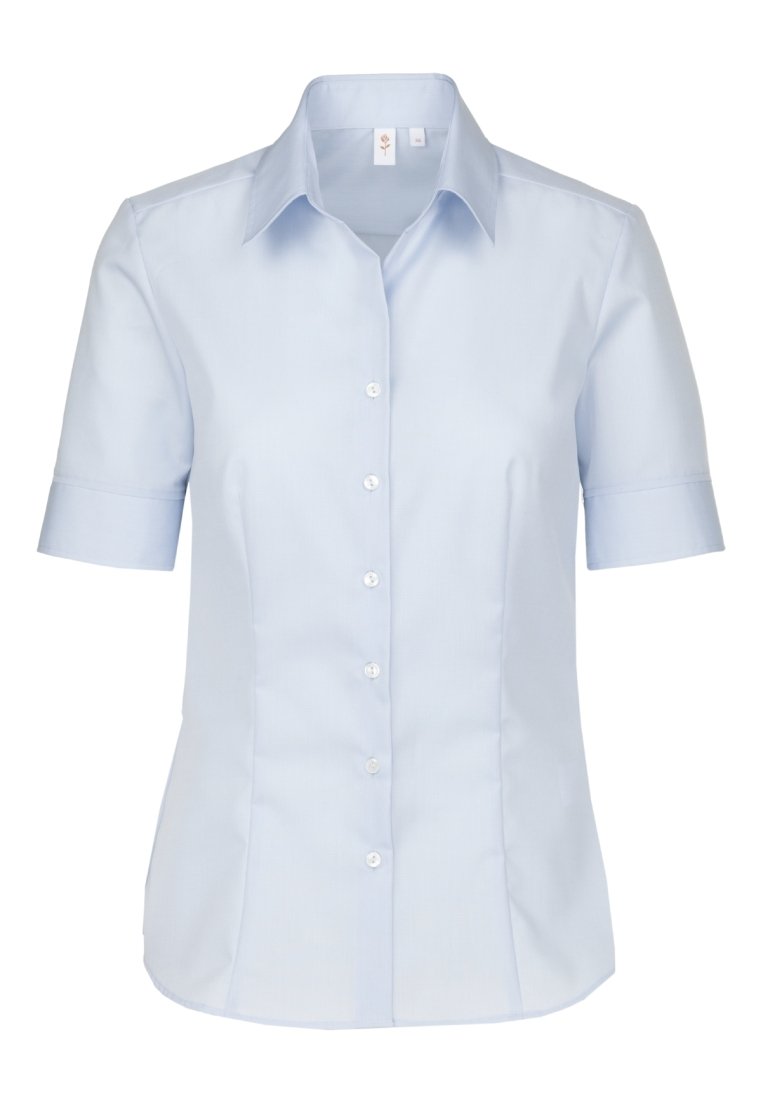 Seidensticker Uomo 493650-11 Camicia, Celeste, 37 - Slim Fit, Facile Stiratura, Cotone Traspirante, Ideale Per Ufficio E Tempo Libero.