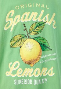 Pegador CHAPI HEAVY OVERSIZED TEE - Tricou cu imprimeu - washed peppermint green