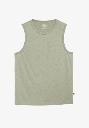 s.Oliver, T-SHIRT - Débardeur - helles olivgrün