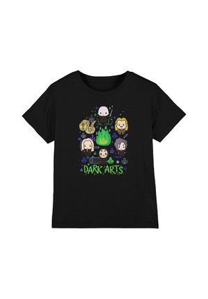 Cotton Soul, HARRY POTTER DARK ARTS CHIBIS UNISEX - Print T-shirt - black