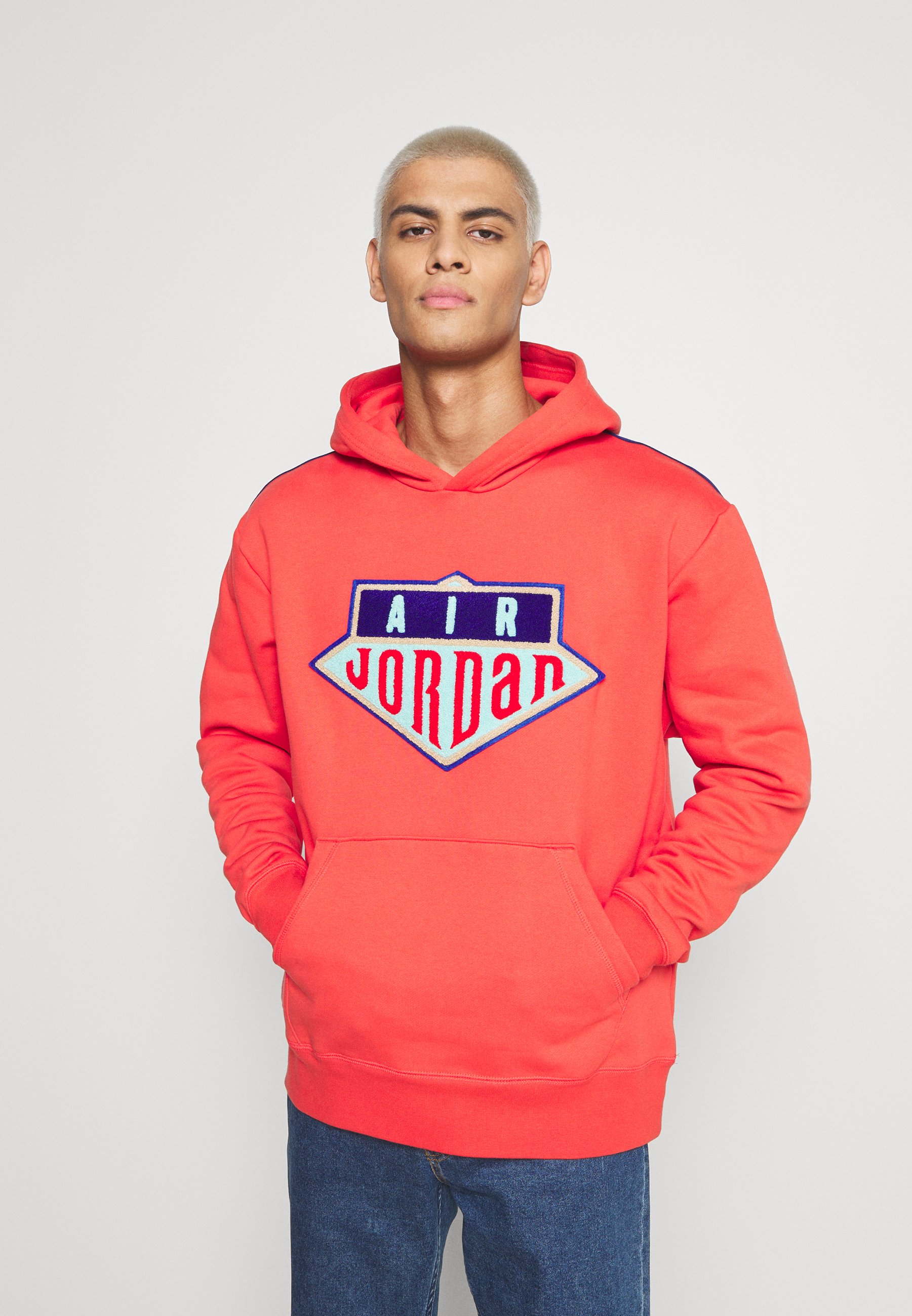 royal blue and black jordan hoodie