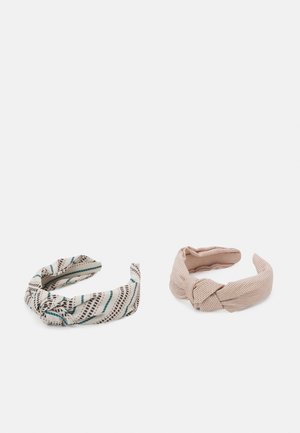 2 PACK - Hair Styling Accessory - brown/beige