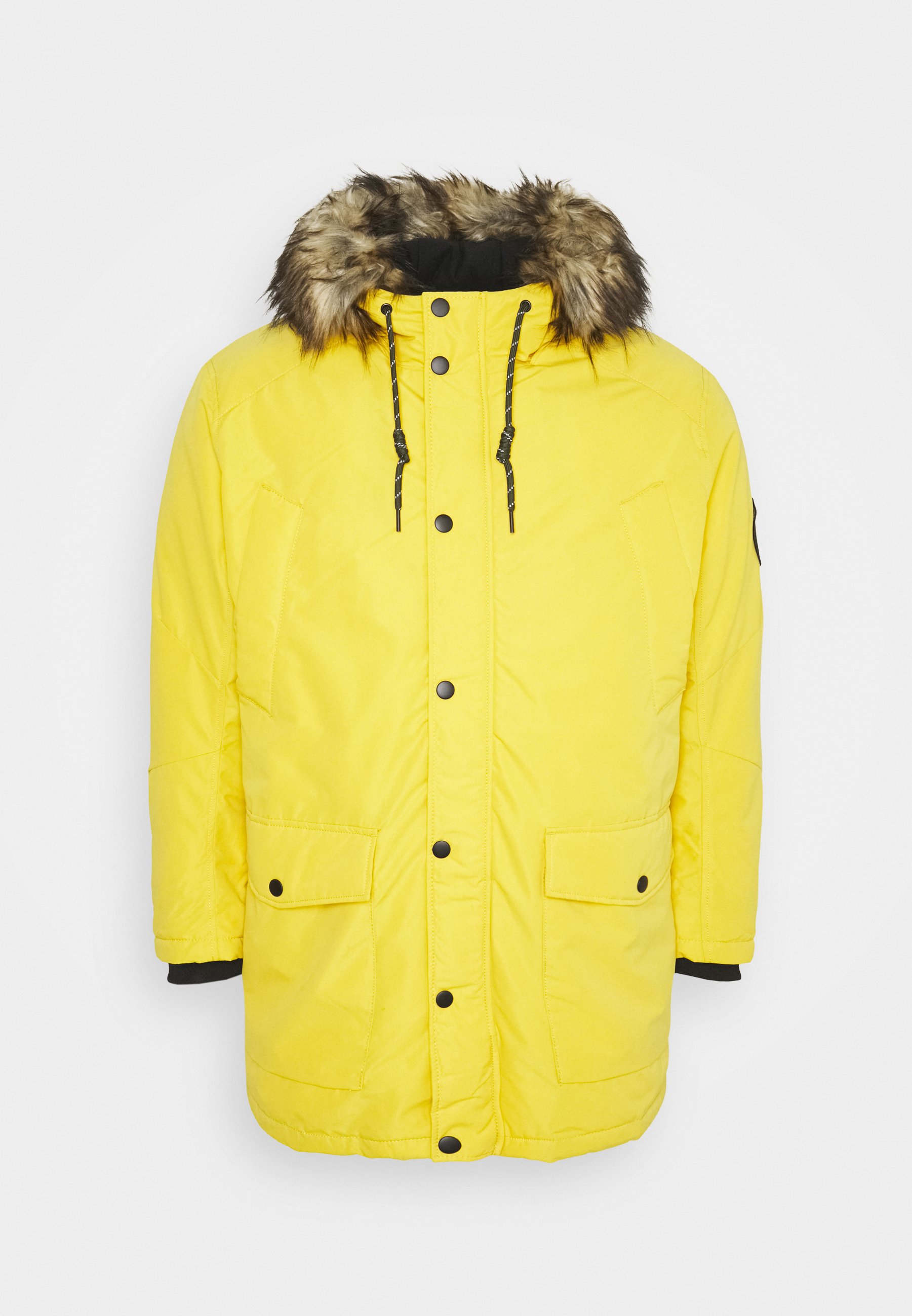 mustard winter coat