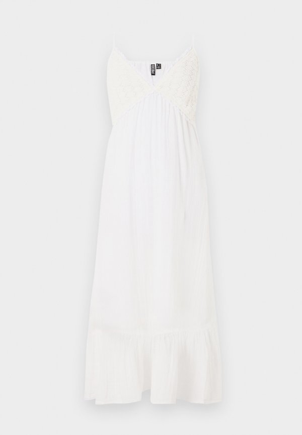 PCLATINA STRAP DRESS - Day dress - cloud dancer4