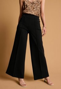 Next PONTE WIDE TALL - Pantaloni - black