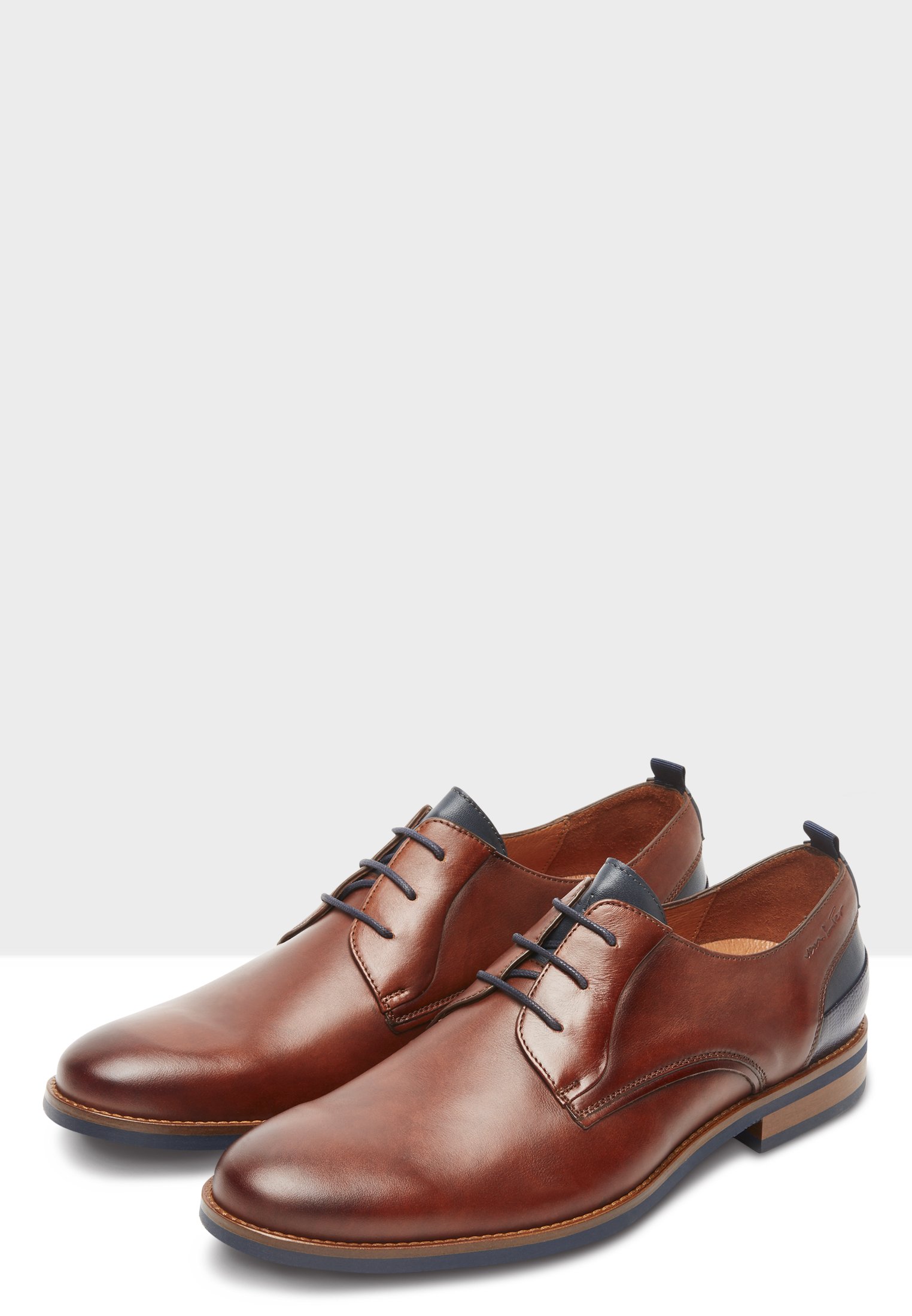 Van Lier SABINUS - Veterschoenen - cognac - Zalando.nl