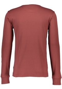 Lindbergh SOLID GRANDDAD - Maglietta a manica lunga - dk red