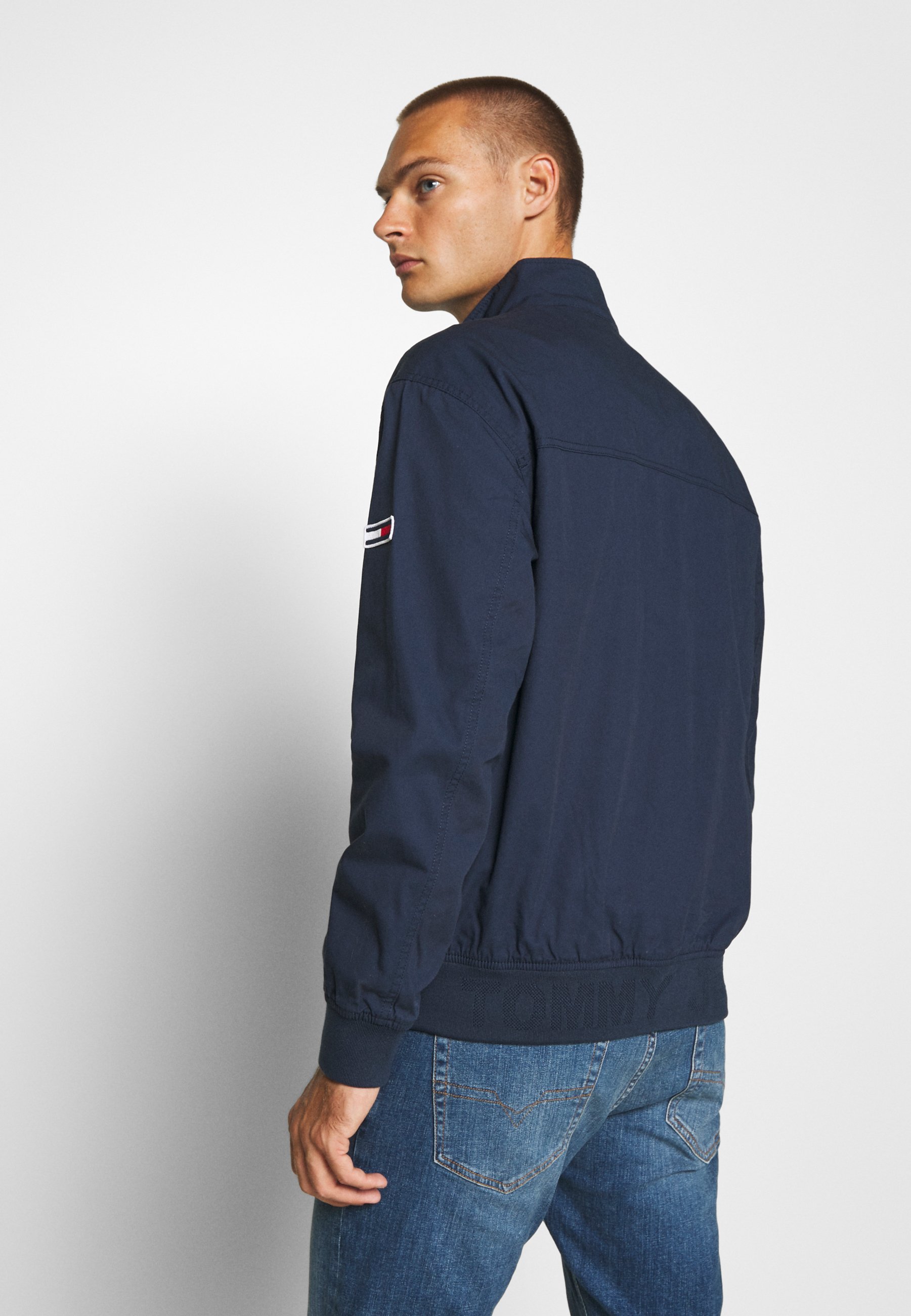 tommy jeans ribbed bomber jacket