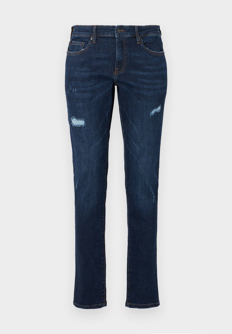 Only & Sons Slim fit jeans donkerblauw denim
