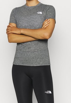T-shirt imprimé - mottled black