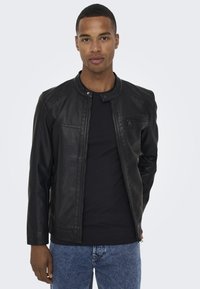 Only & Sons ONSAL  - Giacca in similpelle - black