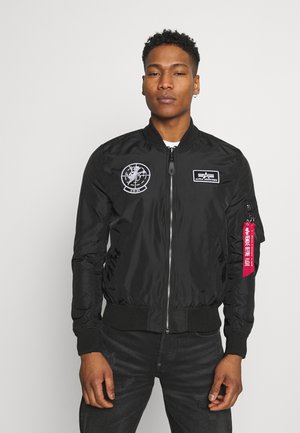 GLOW IN THE DARK - Giubbotto Bomber - black