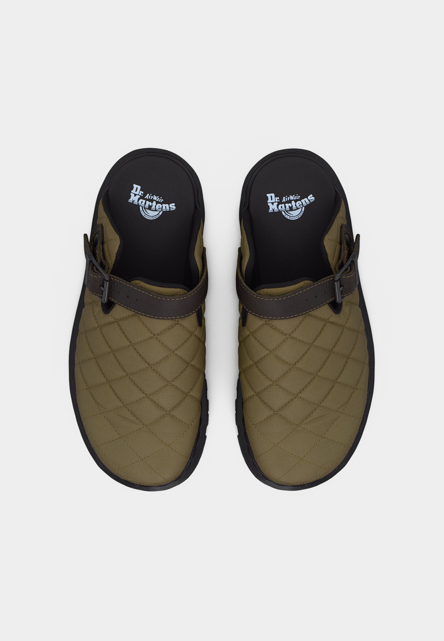 Dr. Martens ZEBZAG MULE UNISEX - Klumpaitės - olive/grizzly
