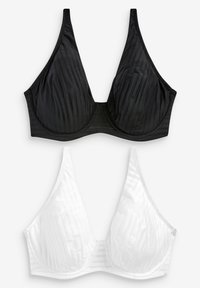 Next 2ER-PACK - Reggiseno push-up - white, black