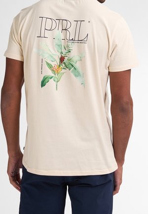 T-shirt med print - mottled light pink