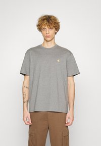 Carhartt WIP CHASE - Basic T-shirt - dark grey heather