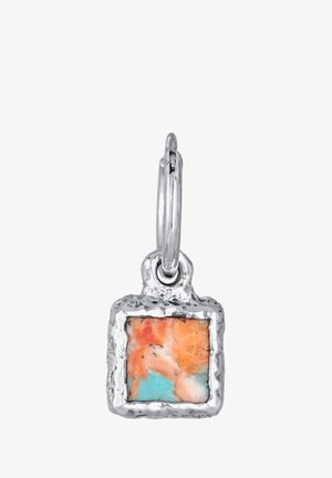 VINTAGE VIVID HOOP - Vienas auskaras - silberfarben