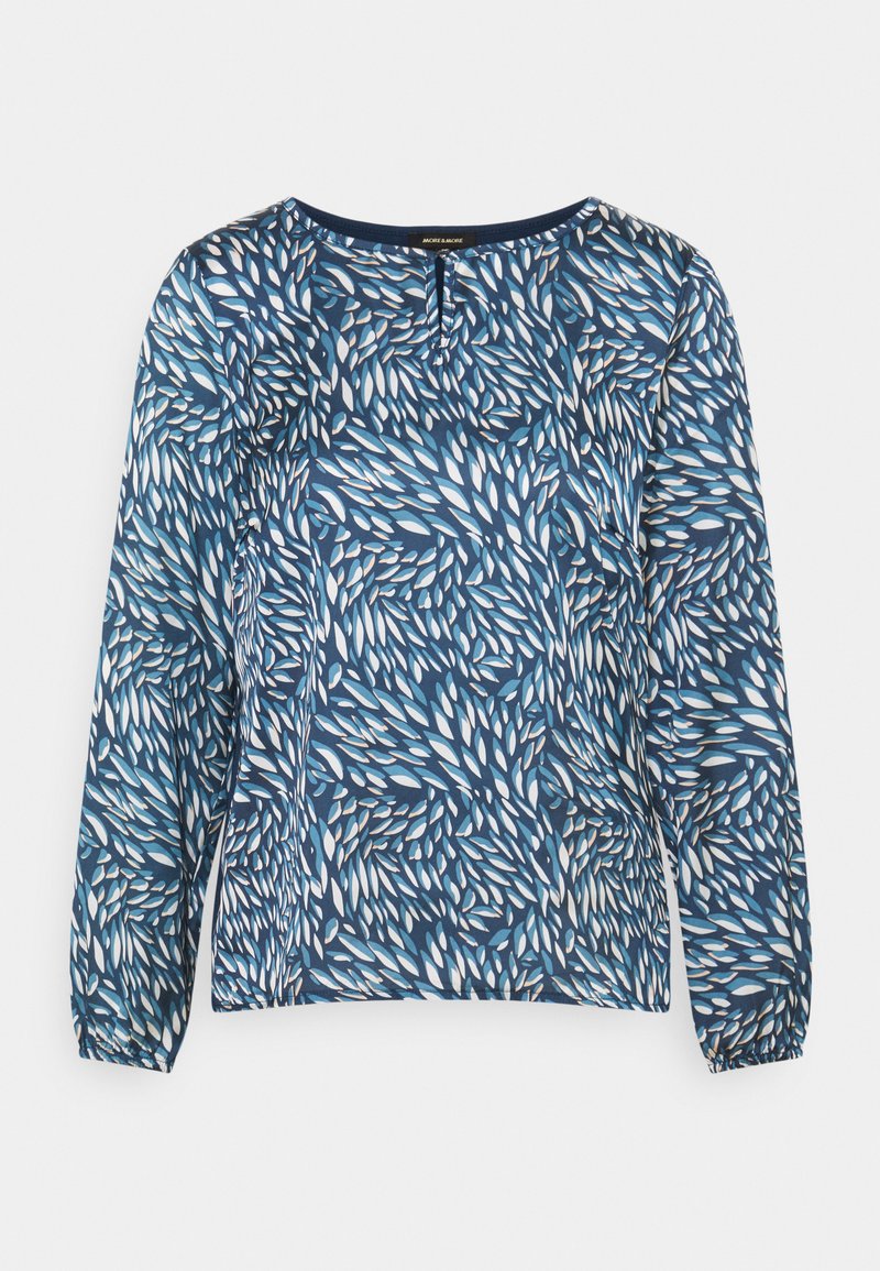 More & More Langarmshirt dunkelblau