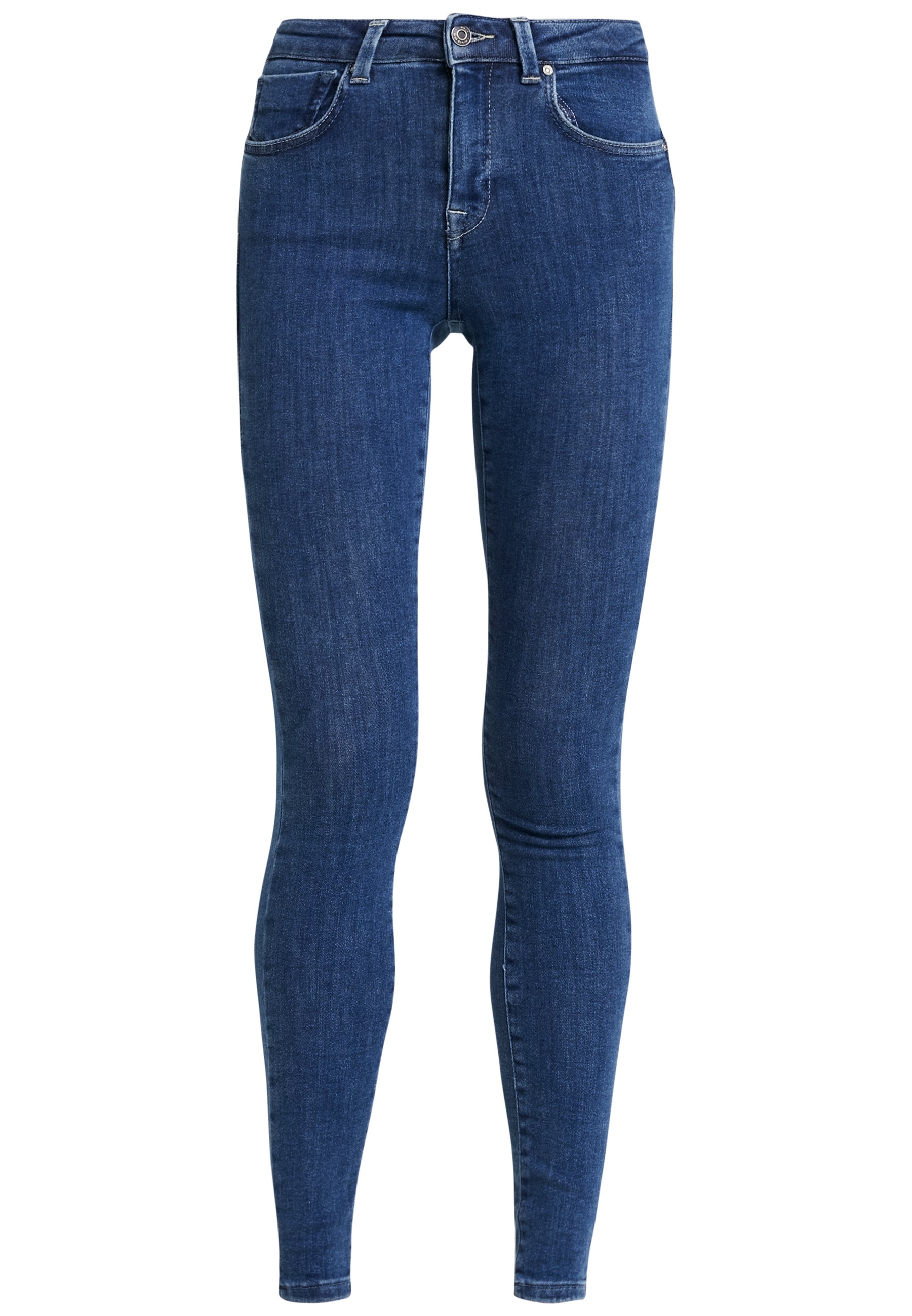 ONLY ONLPOWER MID PUSH UP - Jeans Skinny Fit - dark blue denim/blu scuro -  Zalando.it