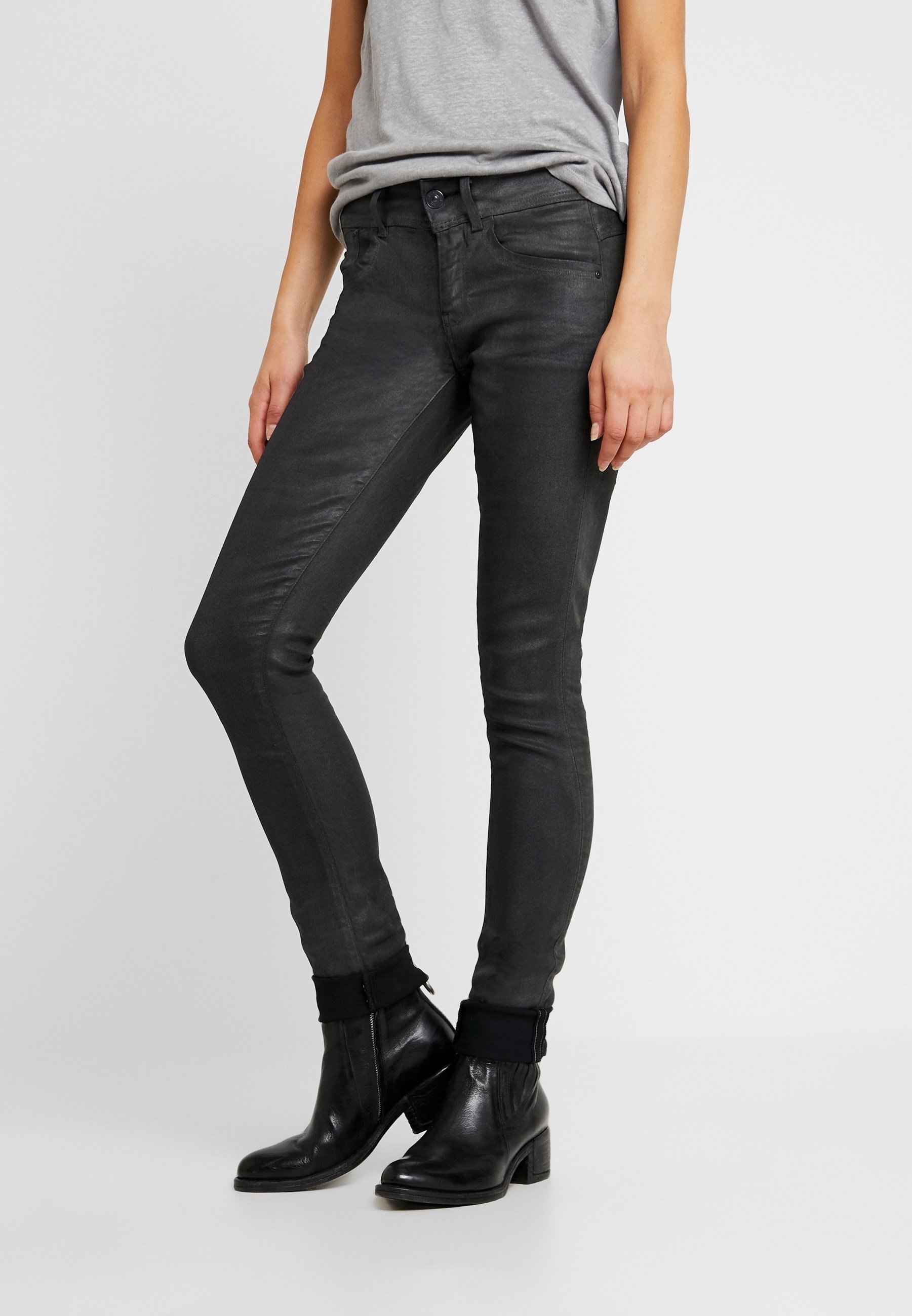G-STAR Jeans Skinny Fit - coated denim - (Pre-owned) - Zalando