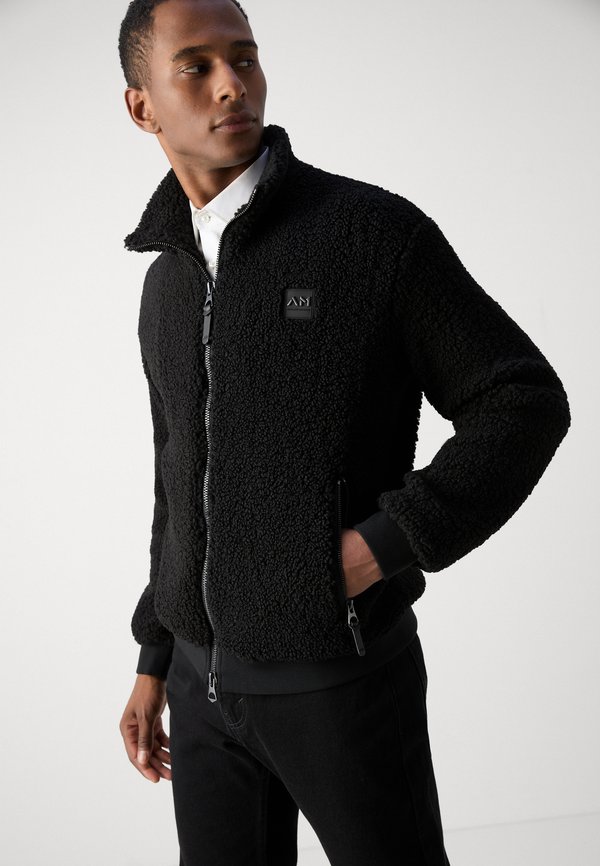 RELAXED FIT WITH METAL LOGO ON RUBBER PATCH - Fleece jacket3