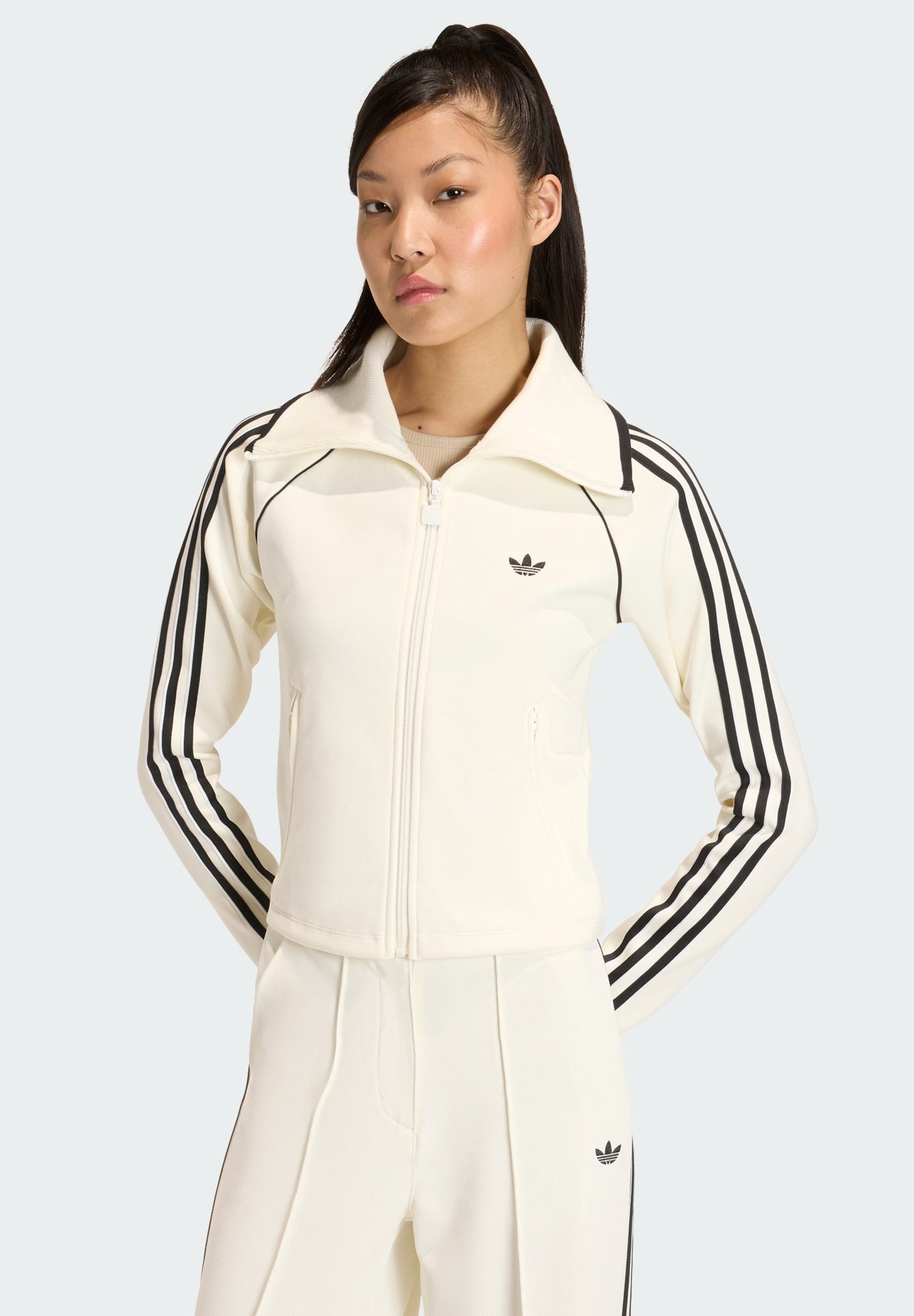 OFF-WHITE スイム ベスト XS 38IT adidas Originals SLIM - Bluză de trening - off white/alb natural