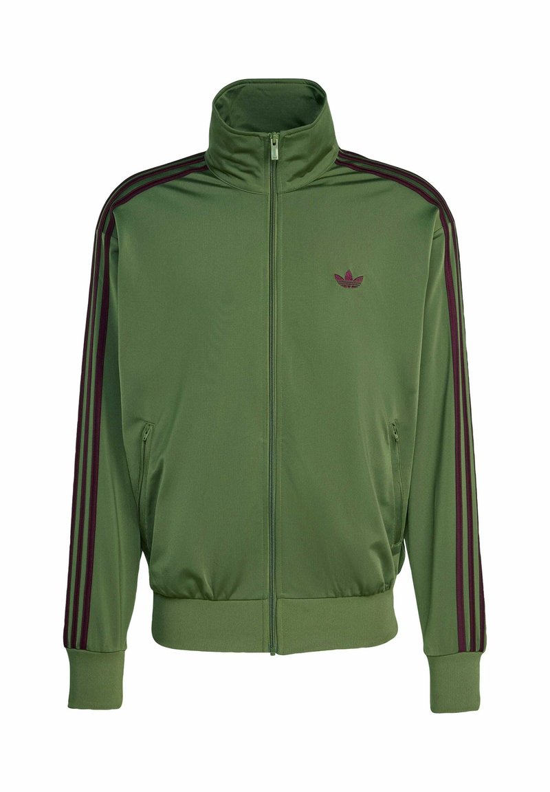 Felpa con zip adidas Track top adicolor Classic Firebird Loose nera e bianca donna | AW LAB