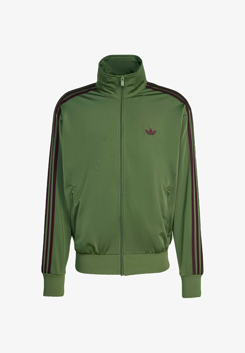 Felpa con zip adidas Track top adicolor Classic Firebird Loose nera e bianca donna | AW LAB Felpa con zip adidas Track top adicolor Classic Firebird Loose nera e bianca donna | AW LAB
