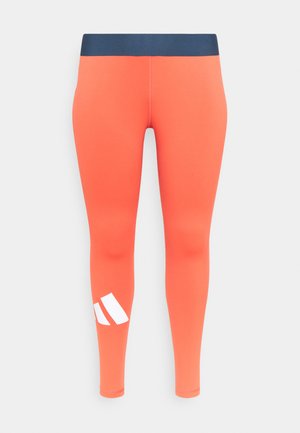 ADILIFE - Leggings - crered/black/white