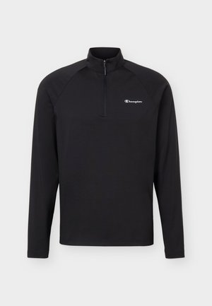 Champion, HALF ZIP - Блуза с дълги ръкави - black