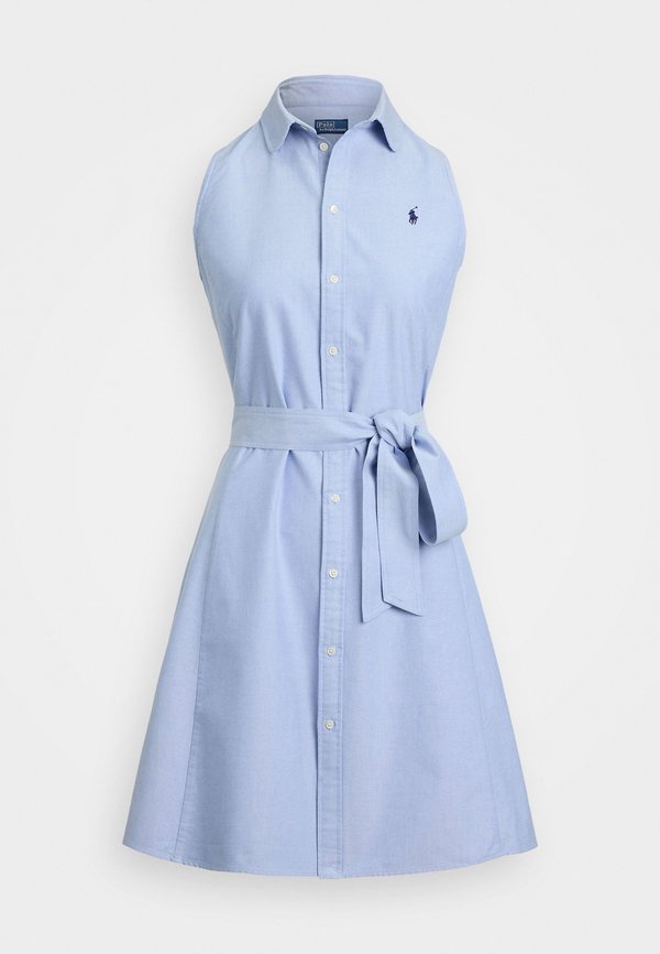 Oxford Belted Sleeveless Shirtdress - Shirt dress3