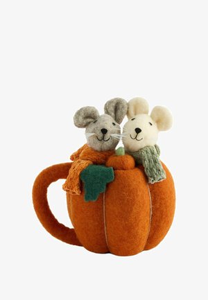 Next, MARTHA AND MORRIS THE MICE FELTED AUTUMN PUMPKIN DECORATION UNISEX - Decoration - orange