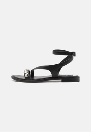 Pepe Jeans Sandaalit nilkkaremmillä - black