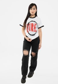 Paradiso Clothing THE CURE CIRCLE - Print T-shirt - white