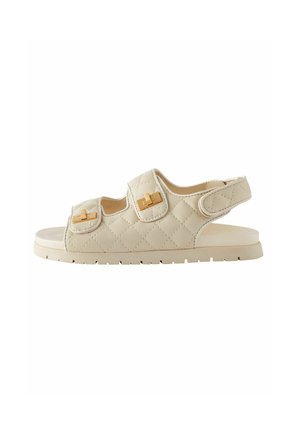 WO STRAP QUILTED - Sandalen - neutral cream