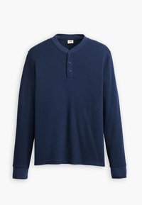 THERMAL HENLEY - Hosszú ujjú felső - navy blazer