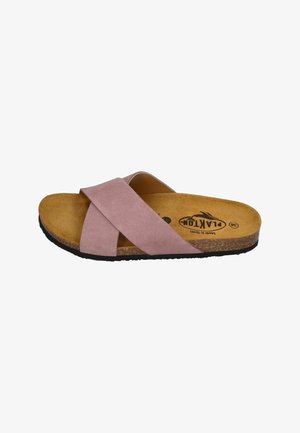 PLAKTON, PLAKTON DAMEN PANTOLETTEN BIBI 181051 MALVA - Mules - malva