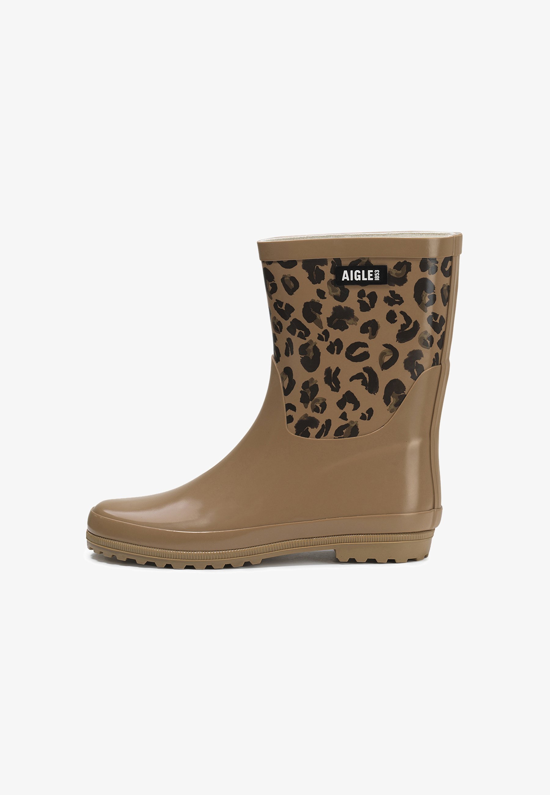 Aigle ELIOSA Bottes en caoutchouc leopard/beige