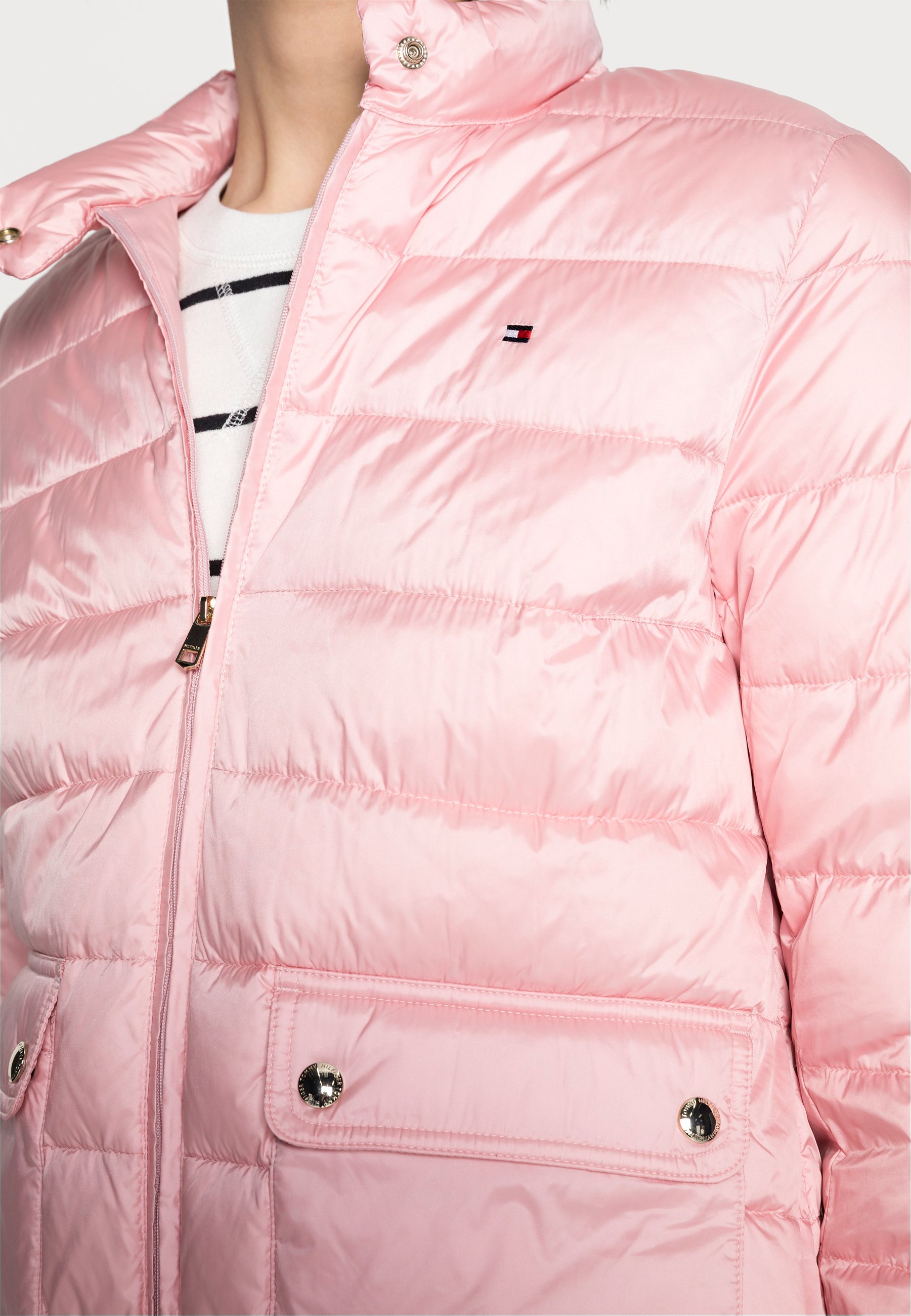 light pink padded jacket