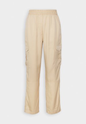 b.young, BYDASINE CARGO - Cargo trousers - cement