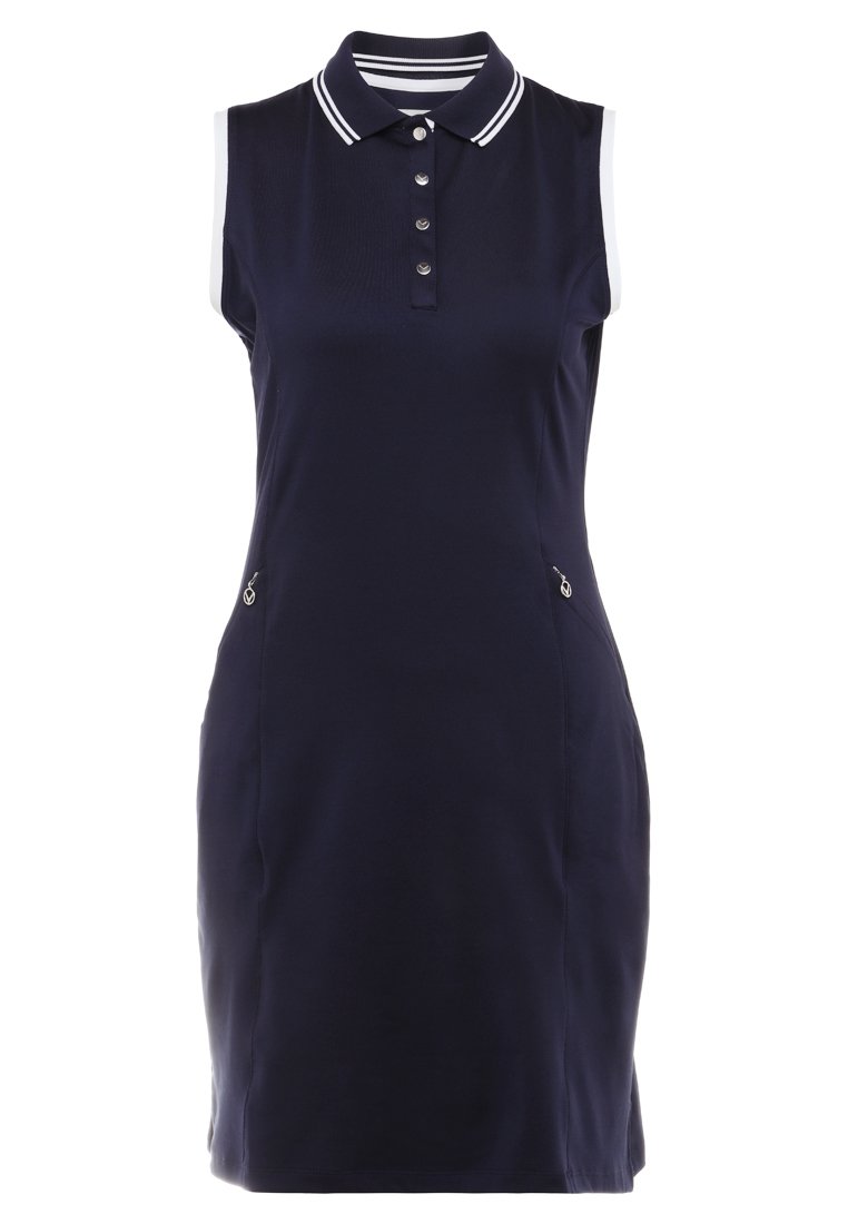 Callaway GOLF DRESS WITH TIPPING - Abbigliamento sportivo - peacote/blu  scuro - Zalando.it