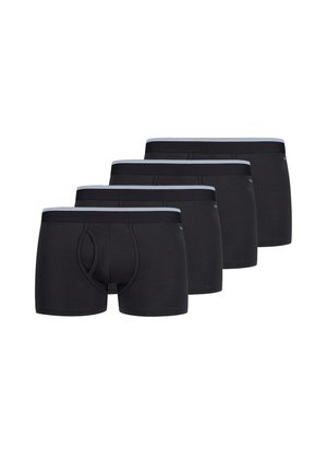 RETRO 4ER PACK BASIC - Boxerbriefs - schwarz